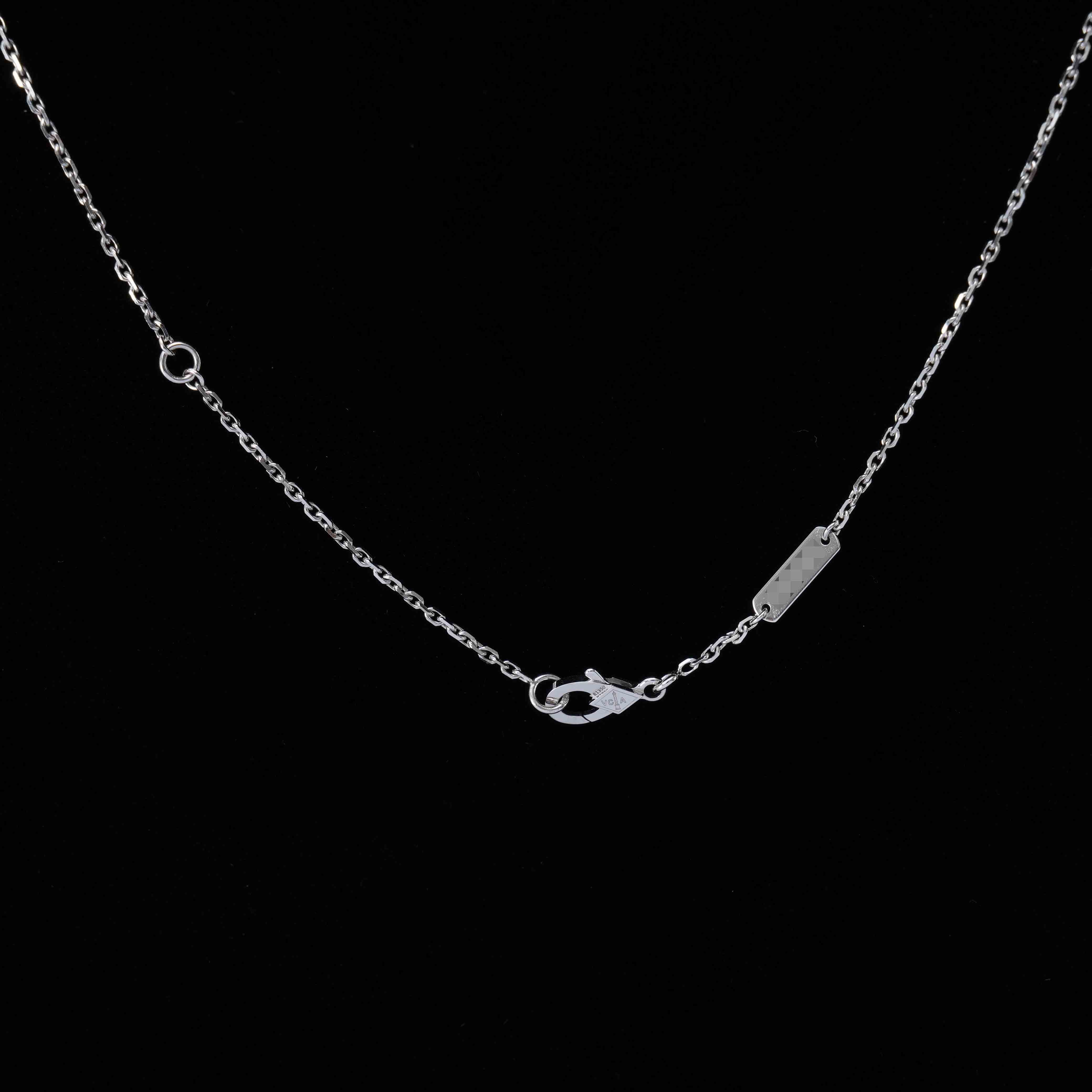 Van Cleef & Arpels(USED)반클리프앤아펠 빈티지 알함브라 다이아 네크리스